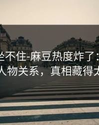 老粉都坐不住-麻豆热度炸了：最扎心的人物关系，真相藏得太深
