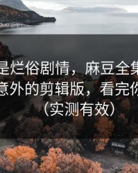 我以为是烂俗剧情，麻豆全集悄悄加更，最意外的剪辑版，看完你会改观（实测有效）