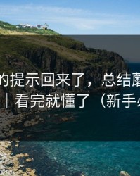被忽略的提示回来了，总结蘑菇视频社区｜看完就懂了（新手必看）