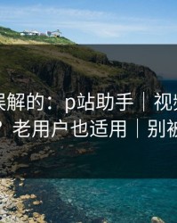 一直被误解的：p站助手｜视频页怎么分辨？老用户也适用｜别被钓鱼