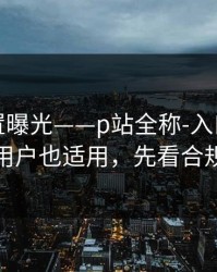 隐藏设置曝光——p站全称-入口怎么找？老用户也适用，先看合规提醒