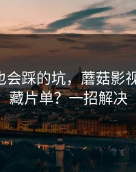 老用户也会踩的坑，蘑菇影视-如何收藏片单？一招解决