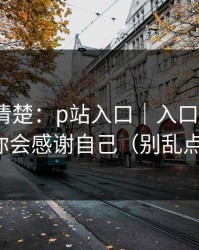 从零讲清楚：p站入口｜入口怎么找？你会感谢自己（别乱点）