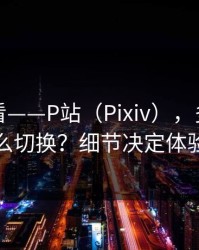 新手必看——P站（Pixiv），多设备怎么切换？细节决定体验
