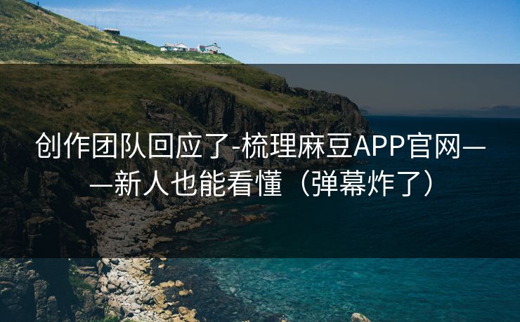 创作团队回应了-梳理麻豆APP官网——新人也能看懂(弹幕炸了) 创作团队回应了-梳理麻豆APP官网——新人也能看懂(弹幕炸了)